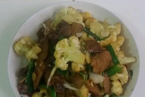 花菜炒肉的做法图解13