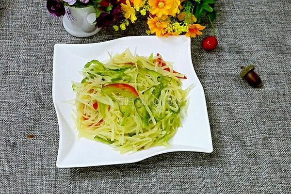 青椒土豆丝的做法图解7