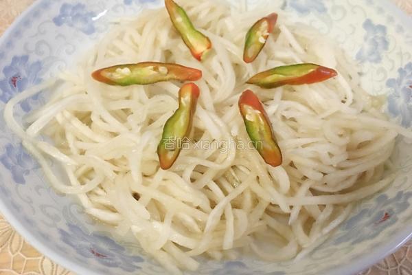 酸甜萝卜丝的做法图解4