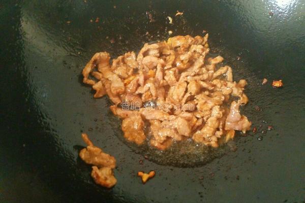 卷心菜炒牛肉的做法图解6