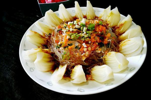 蒜蓉粉丝娃娃菜的做法图解12