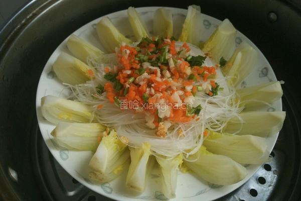 蒜蓉粉丝娃娃菜的做法图解9