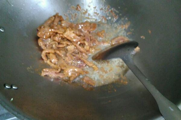 瘦肉炒藕尖的做法图解5