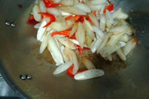 瘦肉炒藕尖的做法图解7
