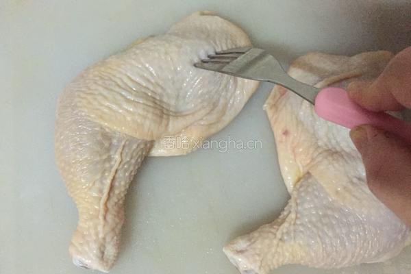 蜜汁酱烤鸡腿的做法图解4