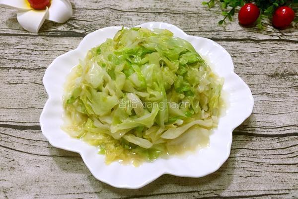蒜末炒卷心菜的做法图解6