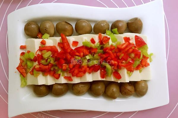 鹌鹑蛋拌豆腐的做法图解5