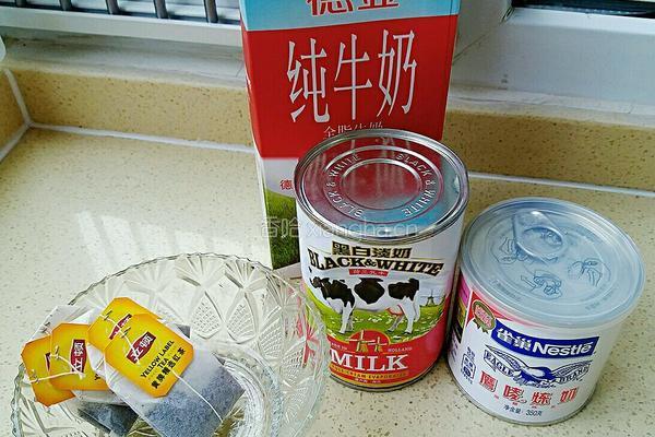 正宗港式冰奶茶的做法图解1