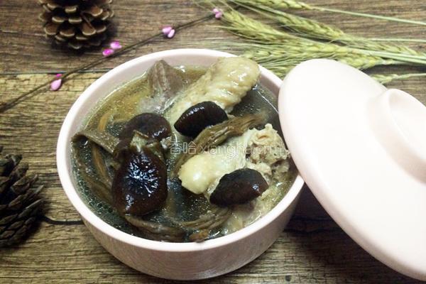 茶树菇炖鸡汤的做法图解8