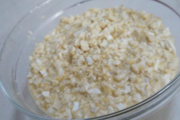 豆腐炒鸭蛋的做法图解5