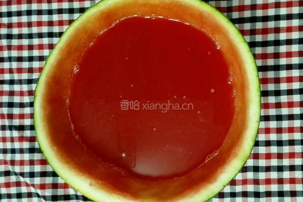 西瓜果冻的做法图解9
