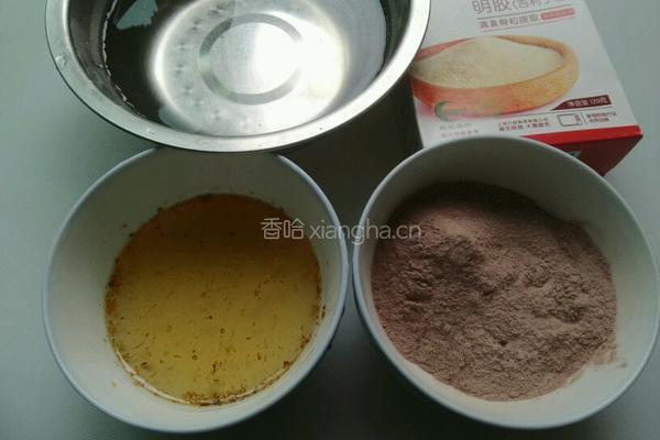桂花紫薯糕的做法图解1