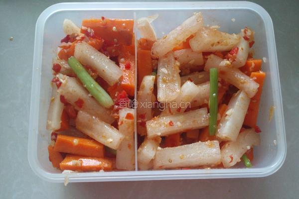 酸甜爽口萝卜的做法图解8