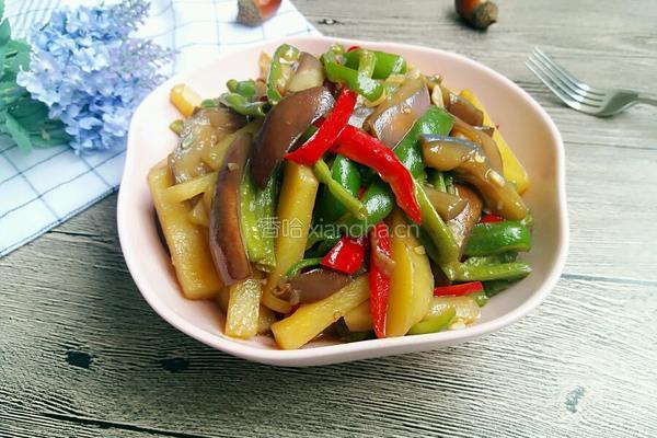 土豆茄子炖豆角的做法图解11