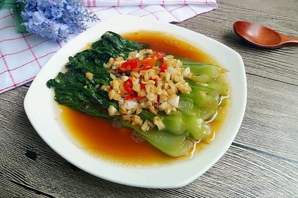 蚝油小青菜的做法图解9