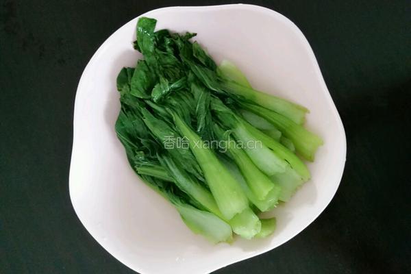 蚝油小青菜的做法图解4