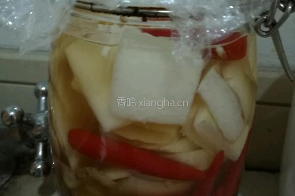 酸萝卜皮的做法图解3