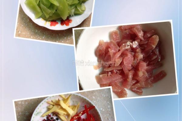 莴笋炒肉的做法图解1