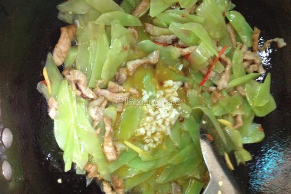 莴笋炒肉的做法图解6