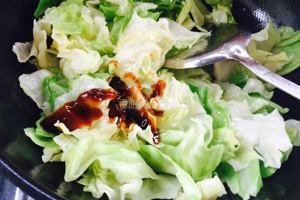 手撕卷心菜的做法图解7