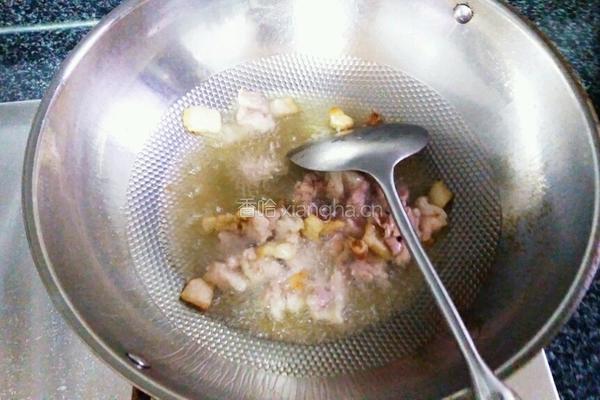  #卷心菜#卷心菜炒前腿肉的做法图解3