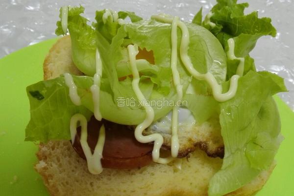 火腿三明治的做法图解9