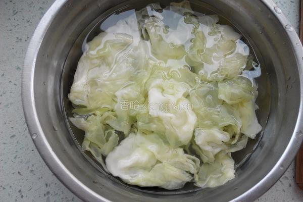 卷心菜鸡蛋肉饼的做法图解3