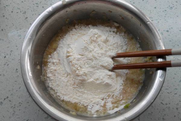 卷心菜鸡蛋肉饼的做法图解6
