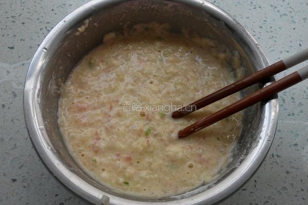 卷心菜鸡蛋肉饼的做法图解7