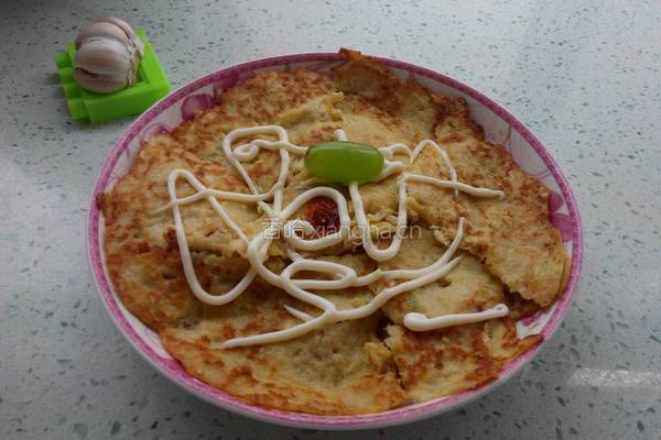 卷心菜鸡蛋肉饼的做法图解10