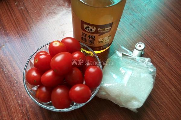 冰镇樱桃圣女果的做法图解1