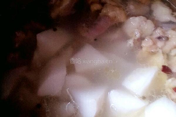 白萝卜炖牛腩的做法图解10