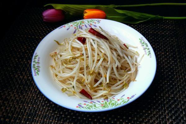 酸辣绿豆芽的做法图解11