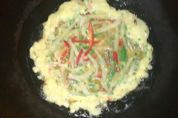 银鱼煎鸡蛋的做法图解4