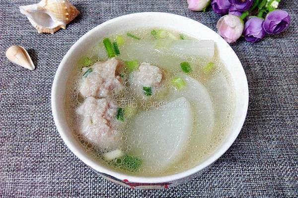 丸子白萝卜汤的做法图解10
