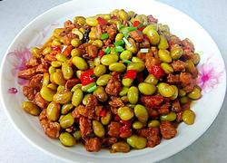毛豆肉丁