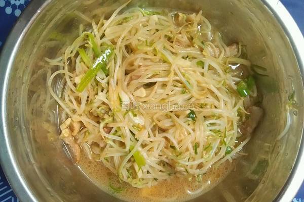 肉丝炒银牙的做法图解5