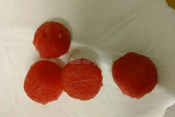 西瓜球的做法图解4