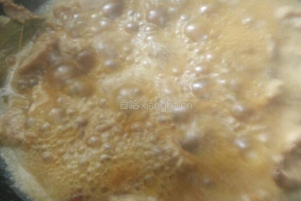 红烧肉浇小油菜的做法图解6
