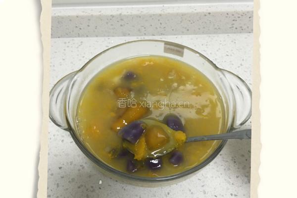 南瓜QQ丸粥的做法图解8