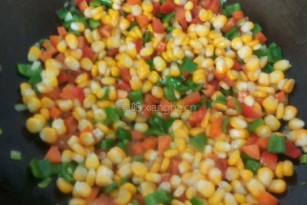 彩椒炒玉米的做法图解7