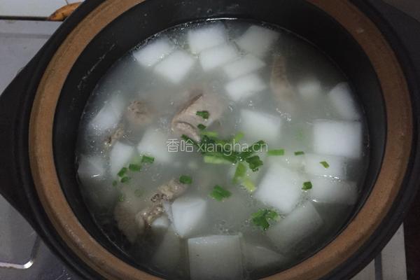 排骨炖白萝卜汤的做法图解9
