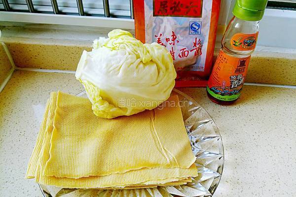 减肥菜卷的做法图解1