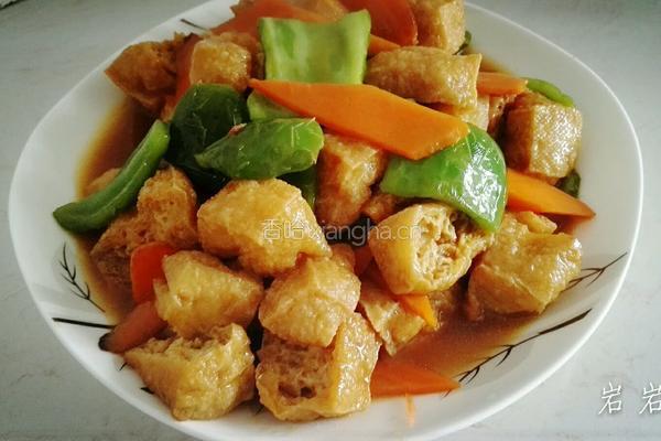 琉璃红烧豆腐的做法图解6