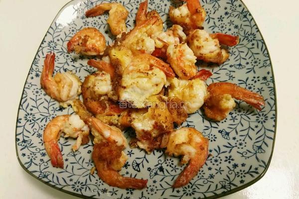 蛋饼煎虾