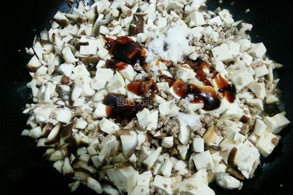 香菇肉末豆腐羹的做法图解6