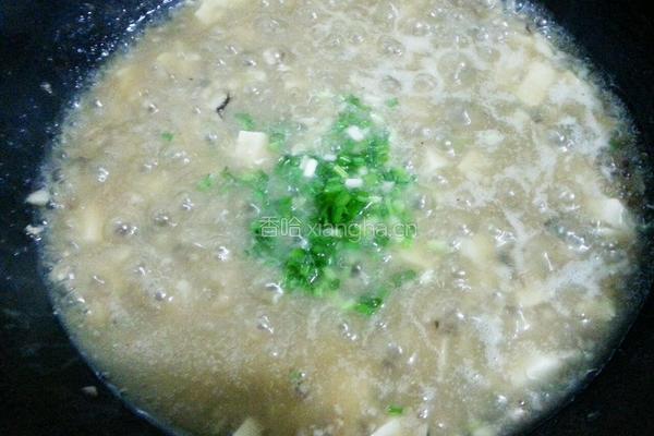 香菇肉末豆腐羹的做法图解9