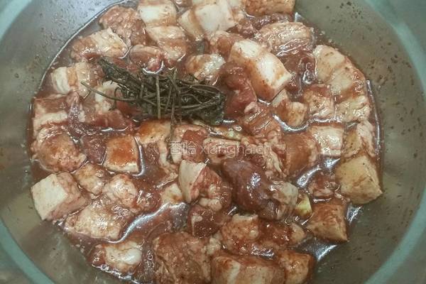 酒糟炖肉的做法图解4