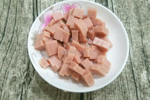 卷心菜炒饭的做法图解5