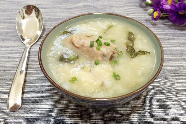 梅菜排骨粥的做法图解8